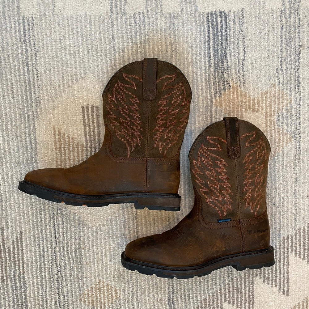 M’s Ariat Groundbreaker Wide Square Waterproof 9EE